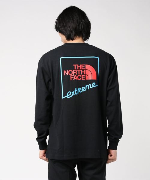 THE NORTH FACE(ザノースフェイス)の「THE NORTH FACE L/S Extreme Tee ロングスリーブ エクストリーム Tシャツ NT32032(Tシャツ/カットソー・メンズ・ホワイト/ブラック・X-LARGE/LARGE/MEDIUM/SMALL)」の8枚目の写真