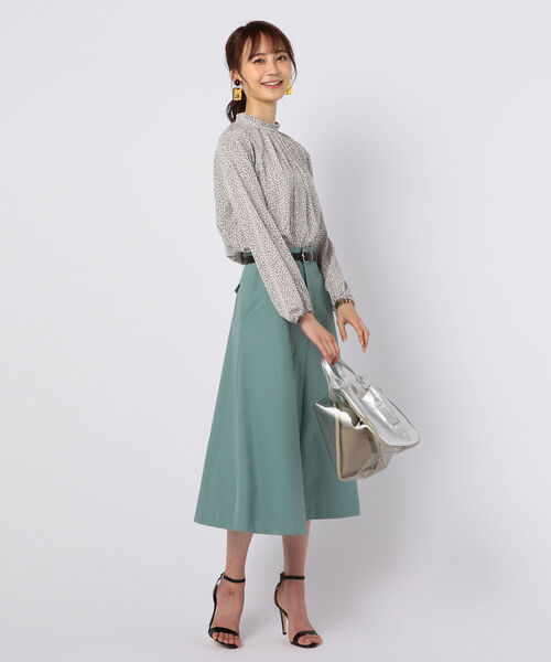 NOLLEY’S(ノーリーズ)の「ベルト付きAラインフレアスカート(スカート・レディース・オリーブ/ベージュ/オフホワイト・34/36/38)」の17枚目の写真