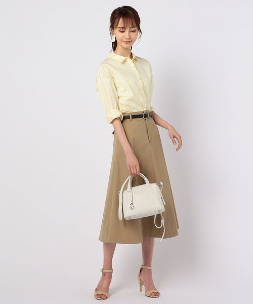 NOLLEY’S(ノーリーズ)の「ベルト付きAラインフレアスカート(スカート・レディース・オリーブ/ベージュ/オフホワイト・34/36/38)」の20枚目の写真