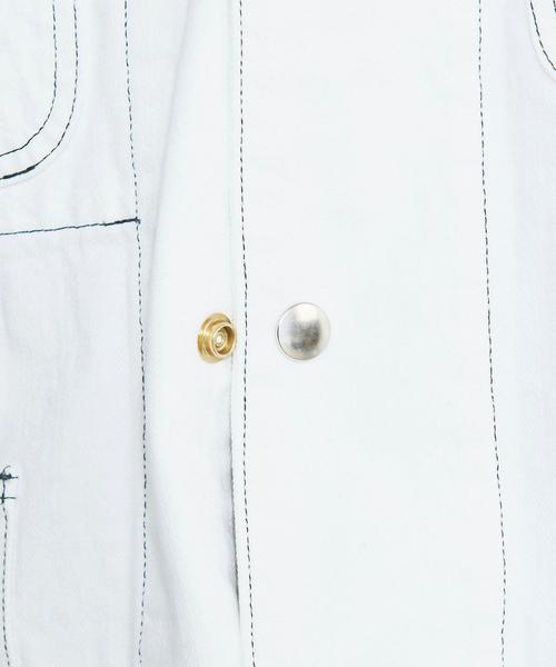 H　BEAUTY&YOUTH カバーオール ホワイト H BEAUTY&YOUTH UNITED ARROWS（エイチビューティーアンドユース