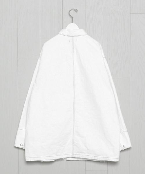 H　BEAUTY&YOUTH カバーオール ホワイト H BEAUTY&YOUTH UNITED ARROWS（エイチビューティーアンドユース