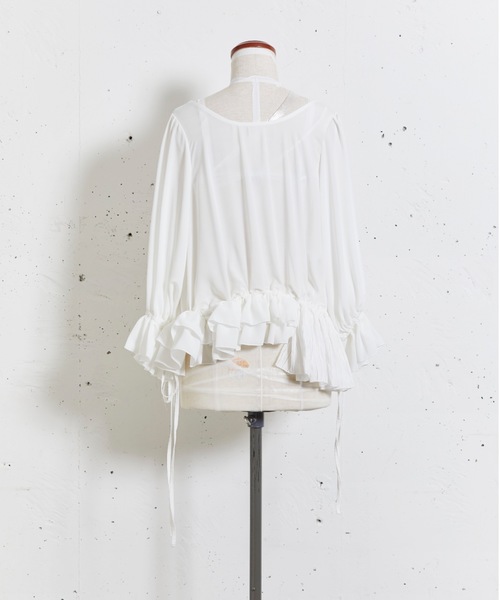 sakishimatokyo（サキシマトーキョー）の「横断歩道のブラウス（シャツ/ブラウス・レディース・ホワイト/ベージュ/グレー・FREE）」の6枚目の写真