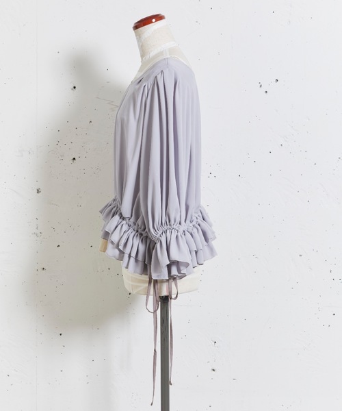 sakishimatokyo（サキシマトーキョー）の「横断歩道のブラウス（シャツ/ブラウス・レディース・ホワイト/ベージュ/グレー・FREE）」の17枚目の写真