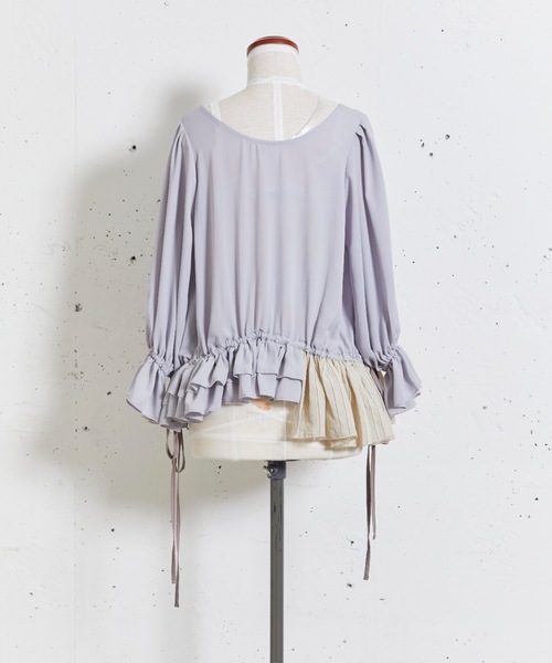 sakishimatokyo（サキシマトーキョー）の「横断歩道のブラウス（シャツ/ブラウス・レディース・ホワイト/ベージュ/グレー・FREE）」の18枚目の写真