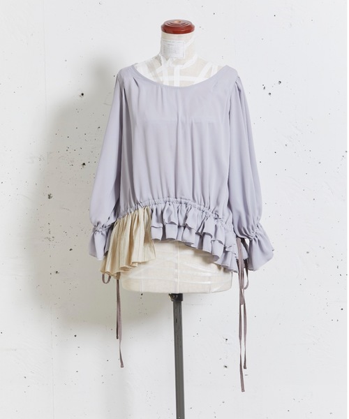 sakishimatokyo（サキシマトーキョー）の「横断歩道のブラウス（シャツ/ブラウス・レディース・ホワイト/ベージュ/グレー・FREE）」の16枚目の写真