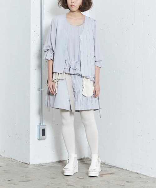 sakishimatokyo（サキシマトーキョー）の「横断歩道のブラウス（シャツ/ブラウス・レディース・ホワイト/ベージュ/グレー・FREE）」の21枚目の写真