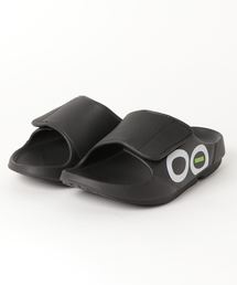 OOFOS/ウーフォス メンズ サンダル リカバリーサンダル マジックテープ 面ファスナー OOAHH SPORT FLEX ウーアー 5020041