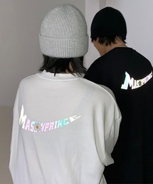 MASONPRINCE | 【M.P Studios】【2020SS 先行予約】ビッグシルエット バックプリント リフレクター ブランドロゴ TEE Tシャツ ユニセックス(Tシャツ/カットソー)