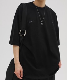 【MASONPRINCE】ビッグシルエット バックプリント リフレクター ブランドロゴ TEE Tシャツ ユニセックス DT2075