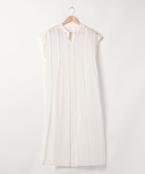 LADYMADE（レディメイド）の「シアータックロングシャツワンピース（シャツワンピース・レディース・イエロー×グリーン/ブラック/オフホワイト・FREE）」の12枚目の写真