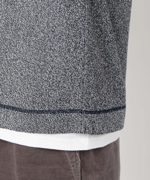 GLOSTER(グロスター)の「12G CHARIOTレイヤードニット 半袖Tシャツ付(ニット/セーター・メンズ・イエロー/オレンジ/グレー/ネイビー/ライトグレー・M/L/S)」の13枚目の写真