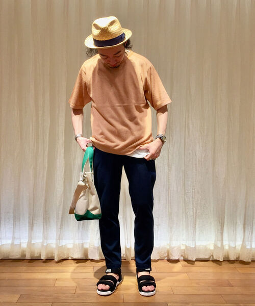 GLOSTER(グロスター)の「12G CHARIOTレイヤードニット 半袖Tシャツ付(ニット/セーター・メンズ・イエロー/オレンジ/グレー/ネイビー/ライトグレー・M/L/S)」の21枚目の写真
