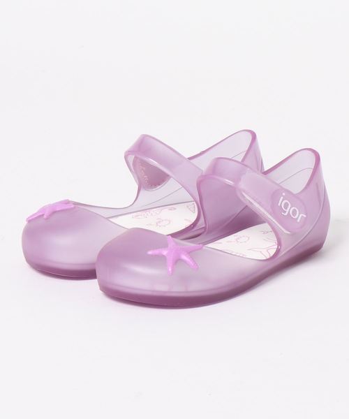 igor(イゴール)の「igor/イゴール/ Kids sandals Kids sandals/キッズサンダル 水遊び/MIA ESTRELLA/スターフィッシュ(サンダル)」|パープル