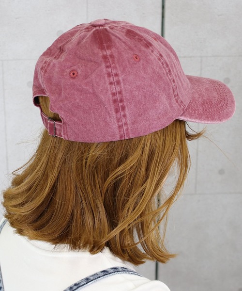 DAY CLOSET（デイ クローゼット）の「ウォッシュ加工シンプルキャップ（キャップ・レディース・ブラック/ベージュ/ネイビー/ブラウン/グレー/レッド/カーキ/ブルー/ブルー系その他/マスタード/オレンジ・ONE SIZE）」の10枚目の写真