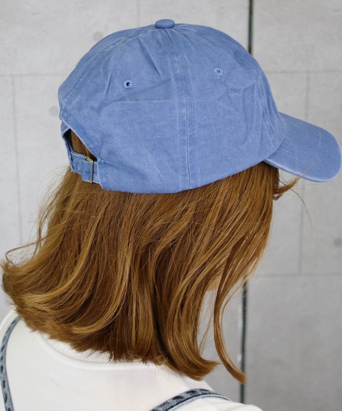 DAY CLOSET（デイ クローゼット）の「ウォッシュ加工シンプルキャップ（キャップ・レディース・ブラック/ベージュ/ネイビー/ブラウン/グレー/レッド/カーキ/ブルー/ブルー系その他/マスタード/オレンジ・ONE SIZE）」の7枚目の写真