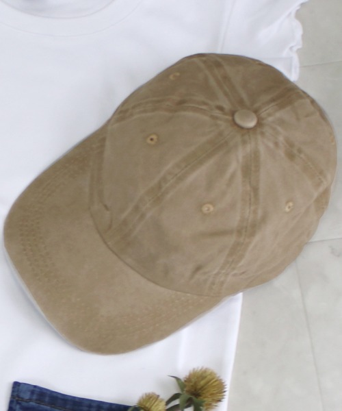 DAY CLOSET（デイ クローゼット）の「ウォッシュ加工シンプルキャップ（キャップ・レディース・ブラック/ベージュ/ネイビー/ブラウン/グレー/レッド/カーキ/ブルー/ブルー系その他/マスタード/オレンジ・ONE SIZE）」の18枚目の写真