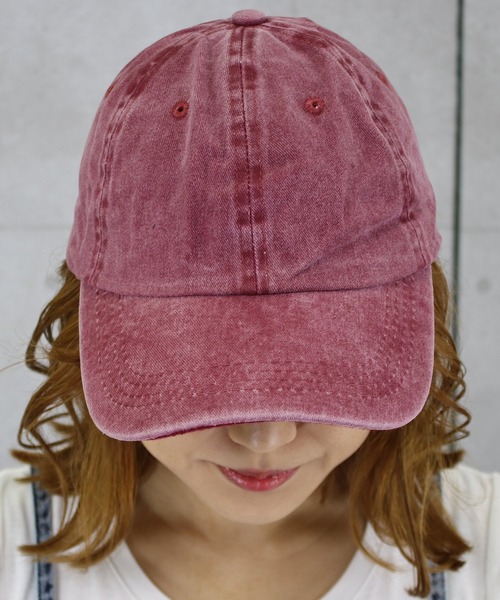 DAY CLOSET（デイ クローゼット）の「ウォッシュ加工シンプルキャップ（キャップ・レディース・ブラック/ベージュ/ネイビー/ブラウン/グレー/レッド/カーキ/ブルー/ブルー系その他/マスタード/オレンジ・ONE SIZE）」の20枚目の写真