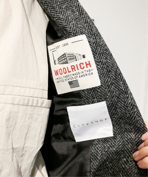 CITYSHOP（シティーショップ）の「HERRINGBONE TWEED JACKET