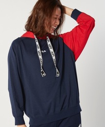 【FILA】レディースロゴスウェットパーカー / ワンマイルウェア / ルームウェア
