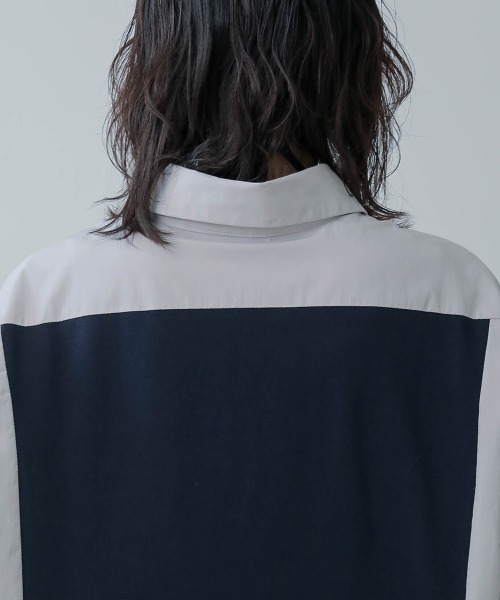Bou Jeloud(ブージュルード)の「ベストドッキングシャツチュニック(チュニック・レディース・ベージュ/カーキ/ネイビー・FREE)」の20枚目の写真