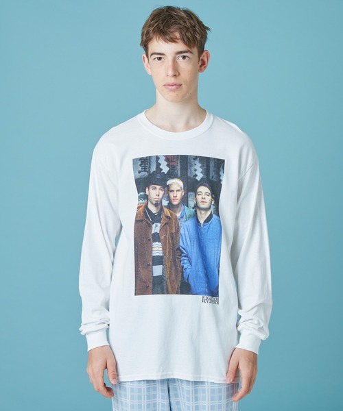 EIGHTAM(エイタム)の「《EIGHTAM》《Beastie Boys》Kevin Cummins Photo T(Tシャツ/カットソー・レディース・ホワイト/ブラック・MEDIUM/LARGE/X-LARGE)」の1枚目の写真