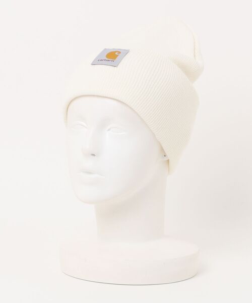 Carhartt（カーハート）の「CARHARTT-  ACRYLIC WATCH HAT（ニットキャップ/ビーニー・メンズ・グリーン/ホワイト/ブラック/ブラウン/オレンジ/グレー・FREE）」の7枚目の写真