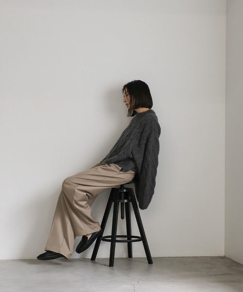 ドルマンスリーブショートニット（ニット/セーター）｜select MOCA