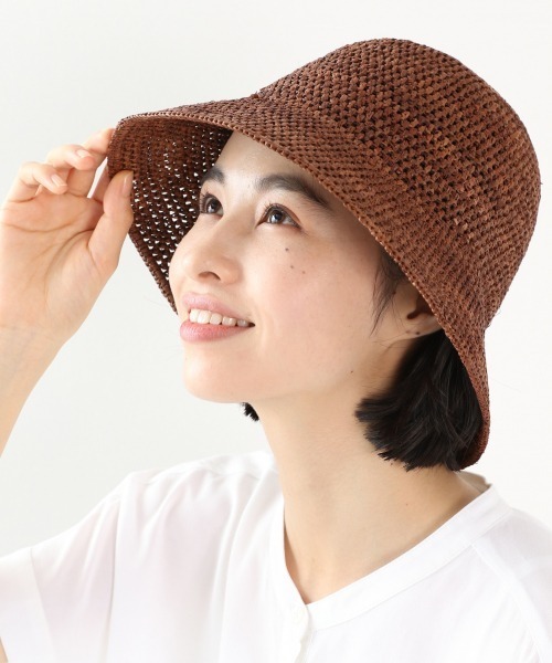 LOWRYS FARM（ローリーズファーム）の「ザツザイバケットＨＡＴ　926113（ハット・レディース・ダークブラウン/ベージュ・FREE）」の10枚目の写真