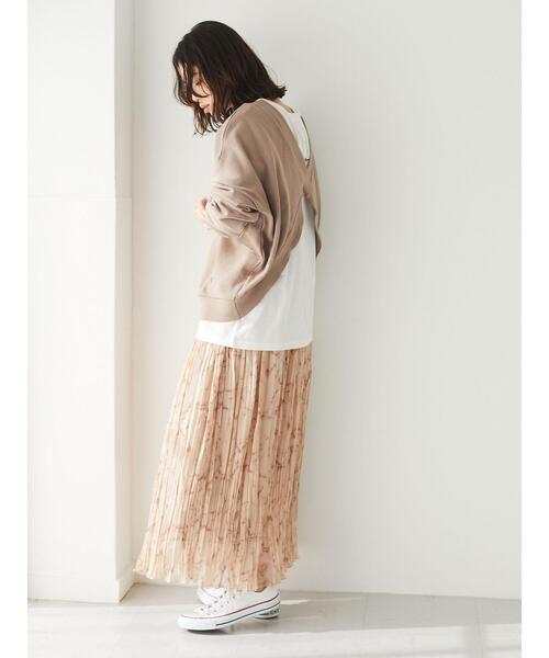 RAY CASSIN FAVORI(レイカズンフェバリ)の「・RAY CASSIN FAVORI SET2点 2wayプル×ロンT*★(Tシャツ/カットソー・レディース・チャコールグレー/ブルー/モカ/ミント・FREE)」の11枚目の写真