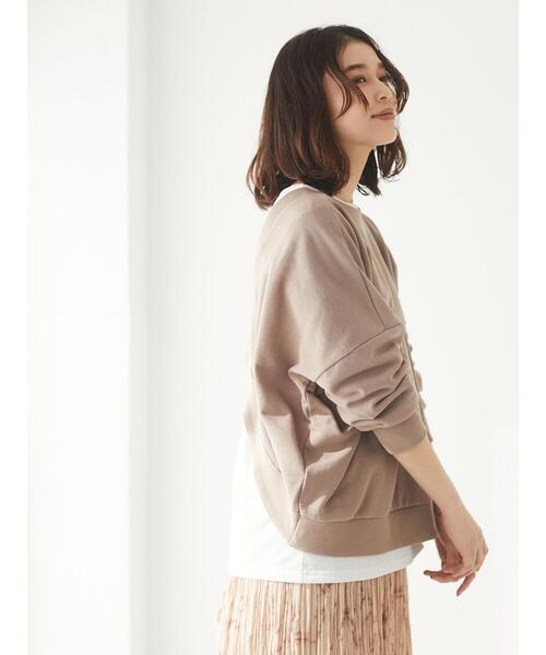 RAY CASSIN FAVORI(レイカズンフェバリ)の「・RAY CASSIN FAVORI SET2点 2wayプル×ロンT*★(Tシャツ/カットソー・レディース・チャコールグレー/ブルー/モカ/ミント・FREE)」の12枚目の写真