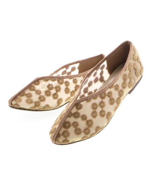 JELLY BEANS（ジェリービーンズ）の「【MORE3月号掲載】フラワー刺繍チャイナシューズ(214-30148)JELLY BEANS(ジェリービーンズ)（パンプス・レディース・ホワイト/キャメル・S/M/L）」の15枚目の写真