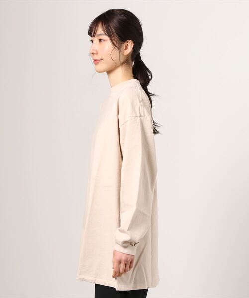 THE SHINZONE(ザ シンゾーン)の「Shinzone HI-NECK LONG T-SHIRTS 20SMSCU09(Tシャツ/カットソー・レディース・ホワイト/ベージュ・X-SMALL/X-LARGE/FREE)」の8枚目の写真