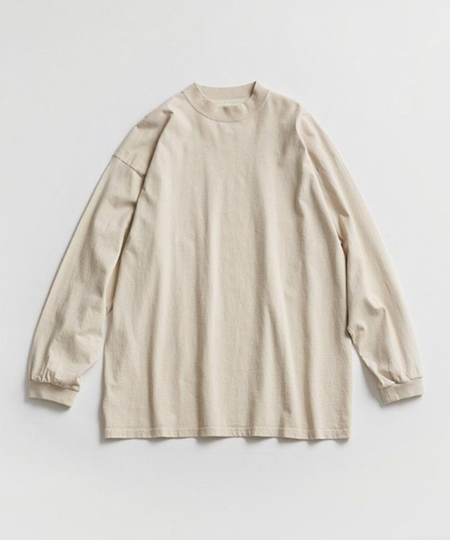 THE SHINZONE(ザ シンゾーン)の「Shinzone HI-NECK LONG T-SHIRTS 20SMSCU09(Tシャツ/カットソー・レディース・ホワイト/ベージュ・X-SMALL/X-LARGE/FREE)」の2枚目の写真