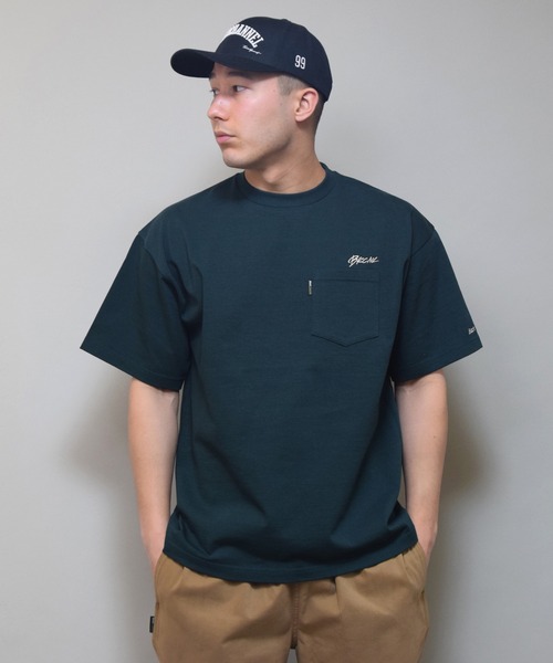 Back Channel（バックチャンネル）の「WIDE POCKET T（Tシャツ/カットソー・メンズ・ブルー/グリーン/オフホワイト/オレンジ・LARGE/MEDIUM/XX-LARGE/X-LARGE）」の8枚目の写真