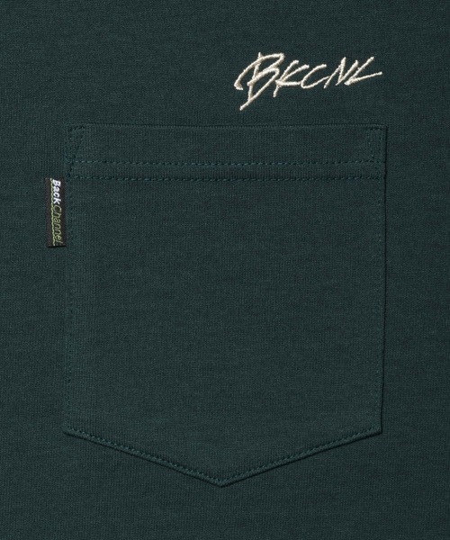 Back Channel（バックチャンネル）の「WIDE POCKET T（Tシャツ/カットソー・メンズ・ブルー/グリーン/オフホワイト/オレンジ・LARGE/MEDIUM/XX-LARGE/X-LARGE）」の7枚目の写真