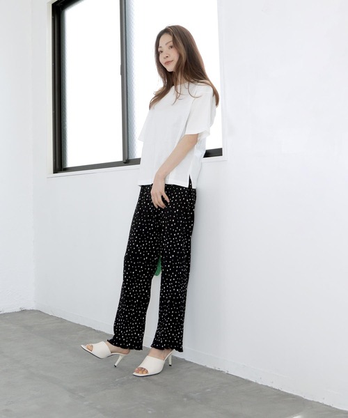 SOROTTO（ソロット）の「スクエアトゥ/ミュールサンダル 8cmヒール（サンダル・レディース・ブラック/ベージュ/ピンク/アイボリー/ブラック系その他・LL/SS/S/M/L）」の12枚目の写真