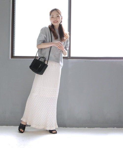 SOROTTO（ソロット）の「スクエアトゥ/ミュールサンダル 8cmヒール（サンダル・レディース・ブラック/ベージュ/ピンク/アイボリー/ブラック系その他・LL/SS/S/M/L）」の20枚目の写真