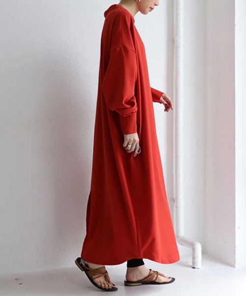 antiqua(アンティカ)の「シャツワンピ(シャツワンピース・レディース・ネイビー/ブラック/ベージュ/テラコッタ・FREE)」の21枚目の写真