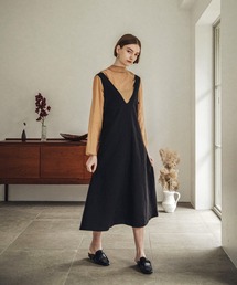 ACCL | ノースリーブジャンパースカート(ジャンパースカート)