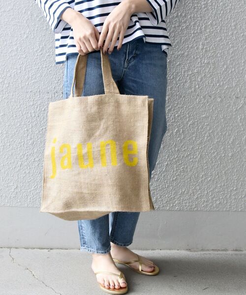 MAISON BENGAL（マイソンベンガル）の「【SHIPS any別注】MAISON BENGAL: ロゴ トートバッグ2◇（トートバッグ・レディース・パープル/イエロー/オレンジ・ONE SIZE）」の14枚目の写真