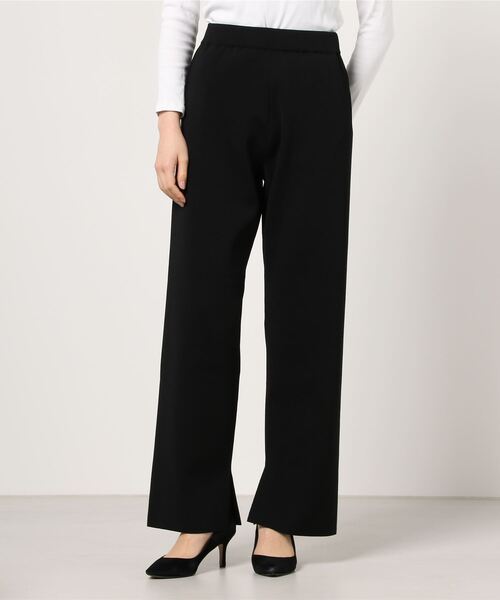 AURALEE（オーラリー）の「AURALEE / リブニットパンツ（その他パンツ・レディース・ブラック・0/1）」の8枚目の写真