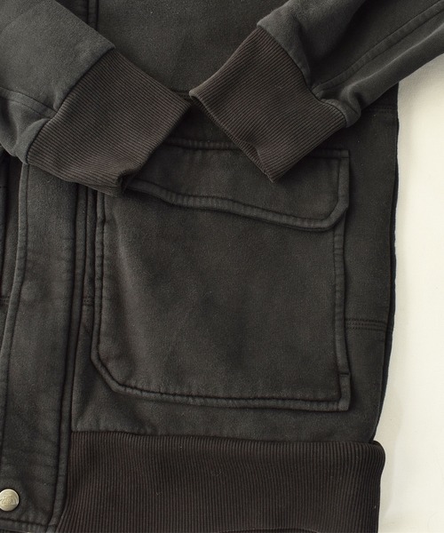 THE NORTH FACE(ザノースフェイス)の「【ヴィンテージ古着】THE NORTH FACE ノースフェイス スウェットブルゾン(ブルゾン・メンズ・ブラック・MEDIUM)」の8枚目の写真