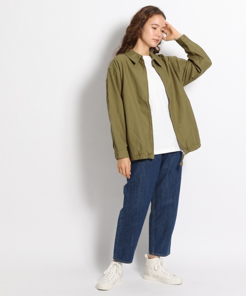 ニコアンド パッチワークボアブルゾン　カーキ 楽天市場】パッチワークボアブルゾン niko and  ニコアンド