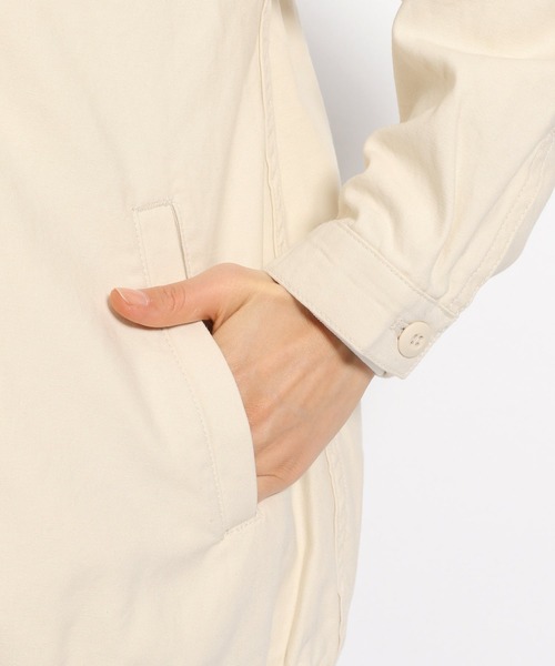 niko and...（ニコアンド）の「バックサテンワークジップブルゾン（ブルゾン・レディース・ライトグレー/カーキ/アイボリー・MEDIUM/LARGE）」の13枚目の写真