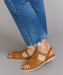 MAPACHE（マパシェ）の「＜MAPACHE＞ALEGRIA レザーフラット