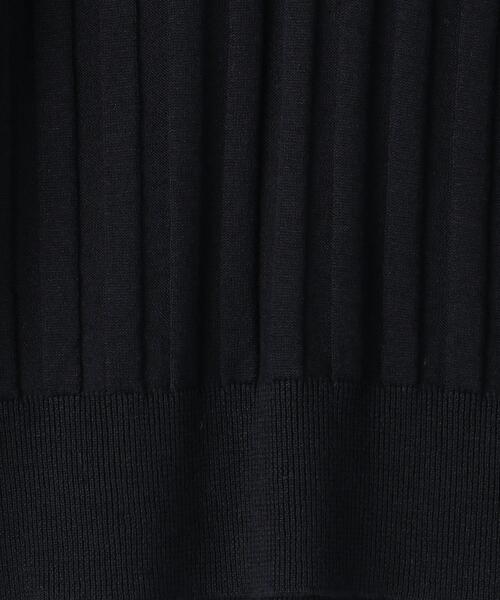 Gunn Johansson（グンヨハンソン）の「＜Gunn Johansson（グン ヨハンソン）＞リブ ニットポロシャツ◆（ポロシャツ・レディース・ネイビー/オフホワイト・38）」の16枚目の写真