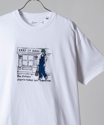 SLOW LIFE STILE PRINT T-SHIRT