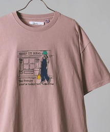 SLOW LIFE STILE PRINT T-SHIRT