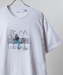 SLOW LIFE STILE PRINT T-SHIRT