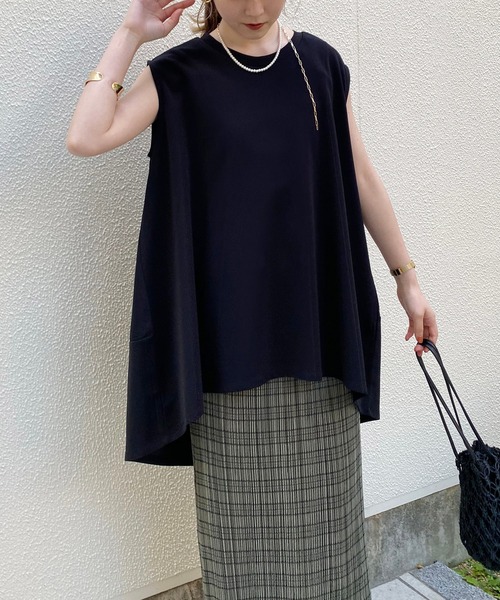 CAPRICIEUX LE'MAGE（カプリシューレマージュ）の「イージーフレンチブラウス（シャツ/ブラウス・レディース・ホワイト/ブラック/ベージュ・FREE）」の3枚目の写真